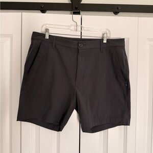 Vuori Charcoal Flat Front Men's Shorts